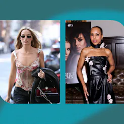 Margot Robbie and Kerry Washington wearing floral outfits in groundbreaking ways this spring.