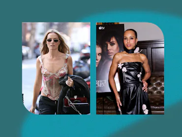 Margot Robbie and Kerry Washington wearing floral outfits in groundbreaking ways this spring.