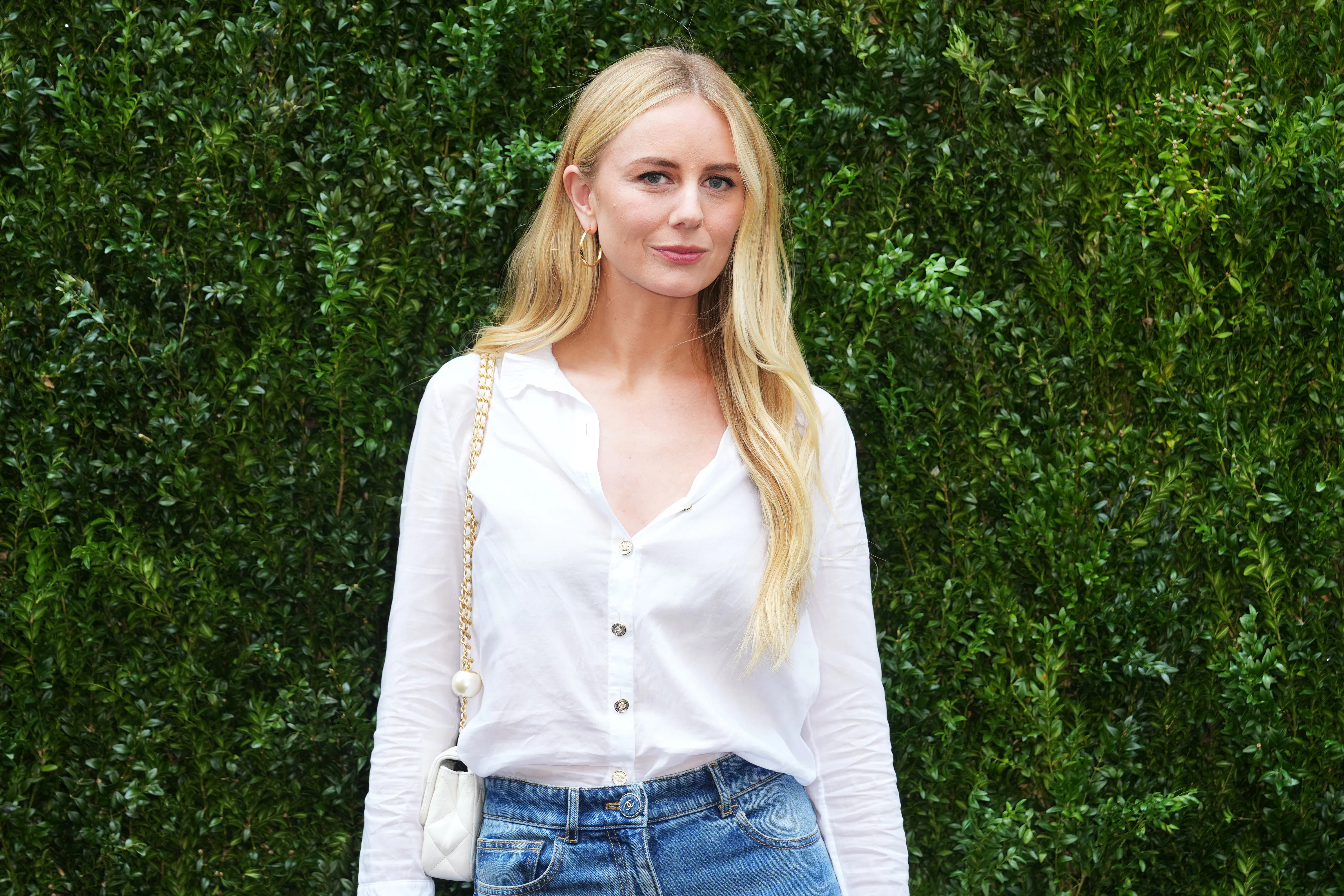 Justine Lupe at the Chanel and Tribeca luncheon to celebrate Through Her Lens: The Tribeca Chanel Wo...