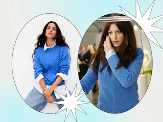 Old Navy has a 'Devil Wears Prada 2' collection with the iconic cerulean blue sweater.