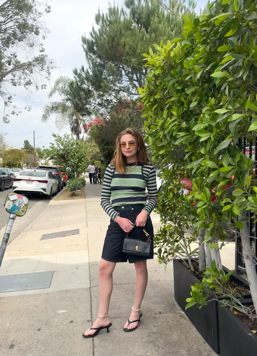 Kelsey Stewart in Mansur Gavriel