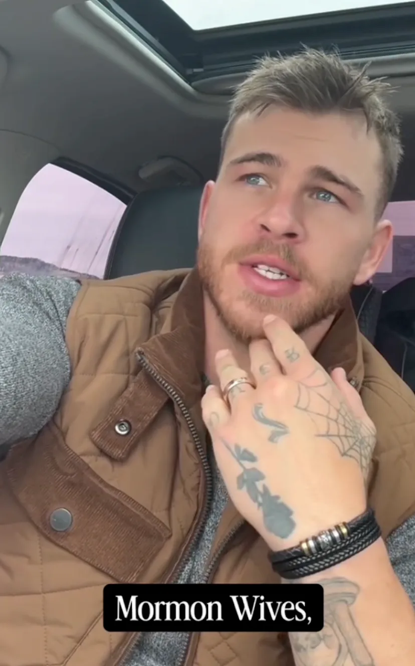 Bachelorette contestant Brandon Perce. Screenshot via Instagram