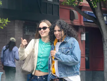 Lily-Rose Depp and 070 Shake.