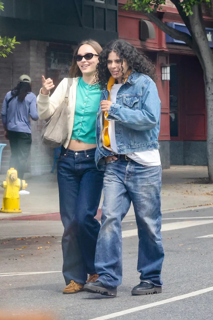 Lily-Rose Depp and 070 Shake.