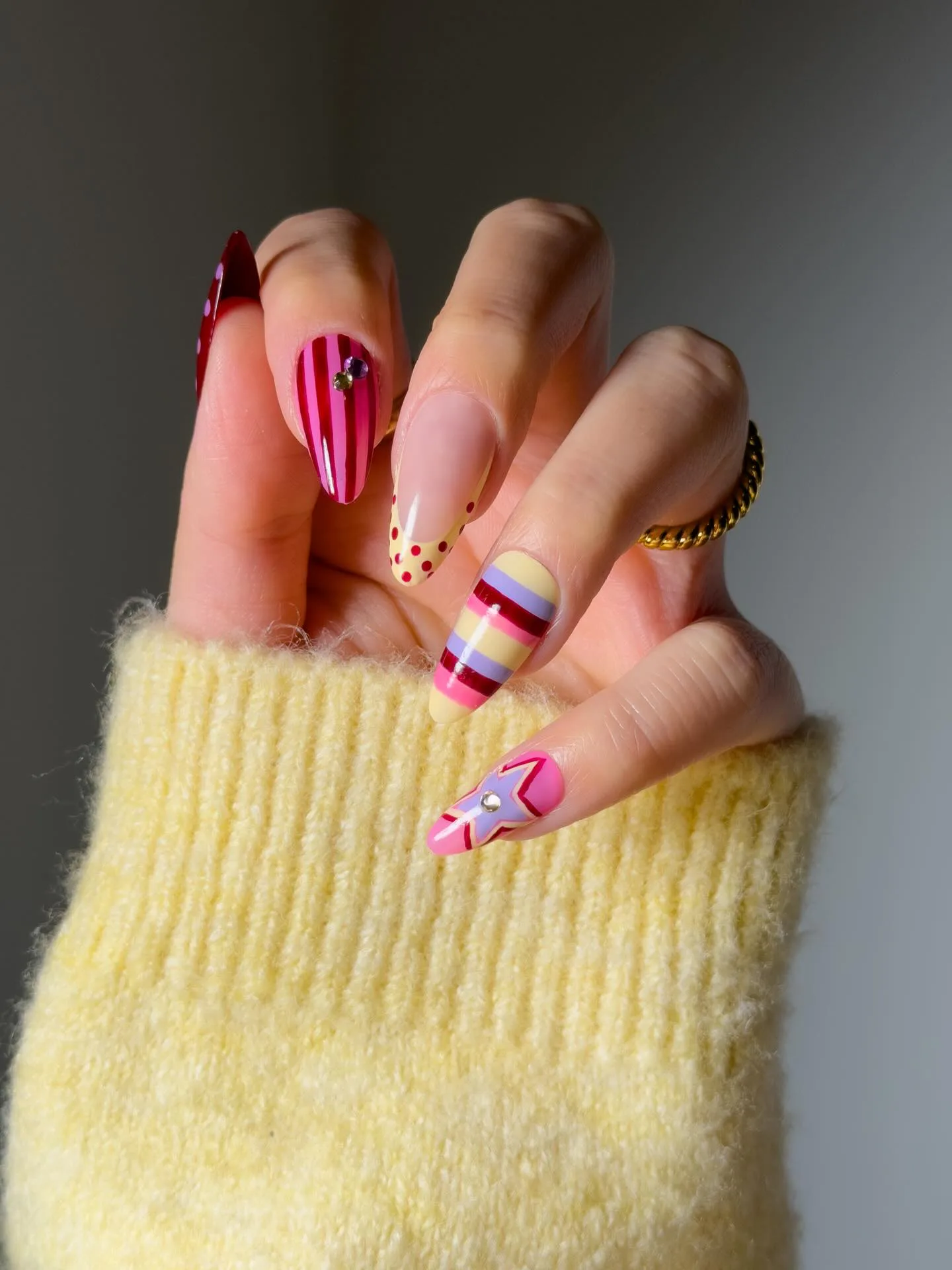 Striped Nail Ideas 