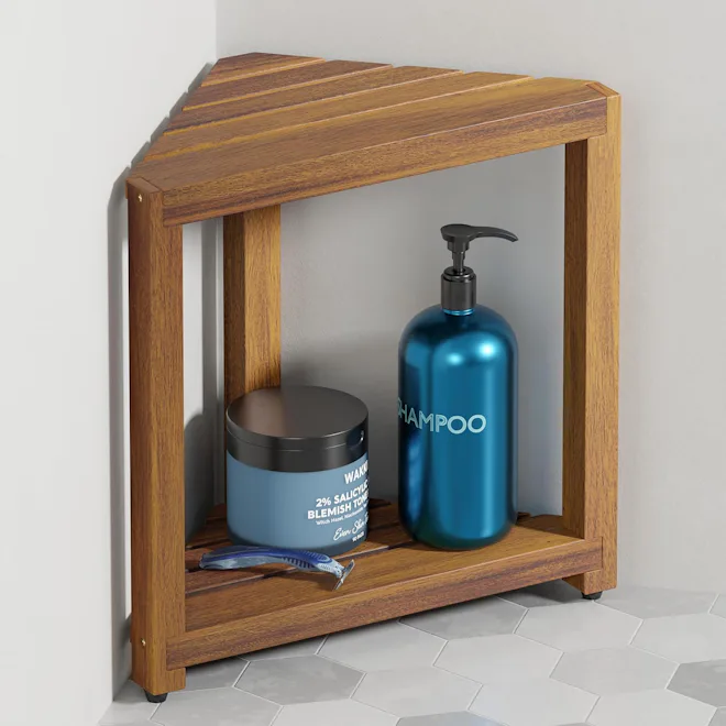 BLUEWEST Corner Shower Stool