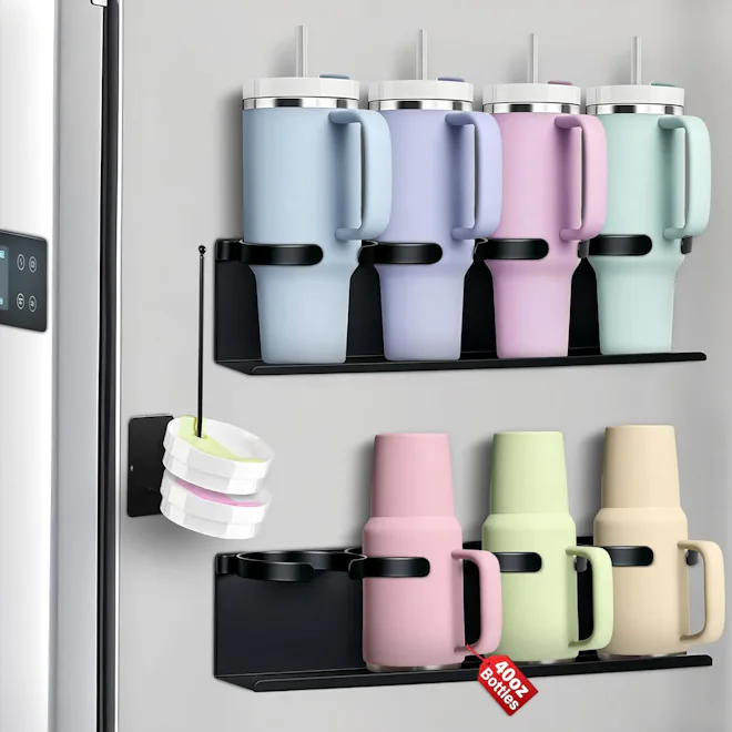 Linidcoud Magnetic Tumbler & Lid Holder (3 Pieces)