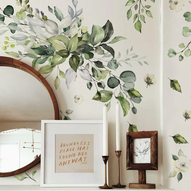 RoomMates Peel & Stick Floral Wall Decal