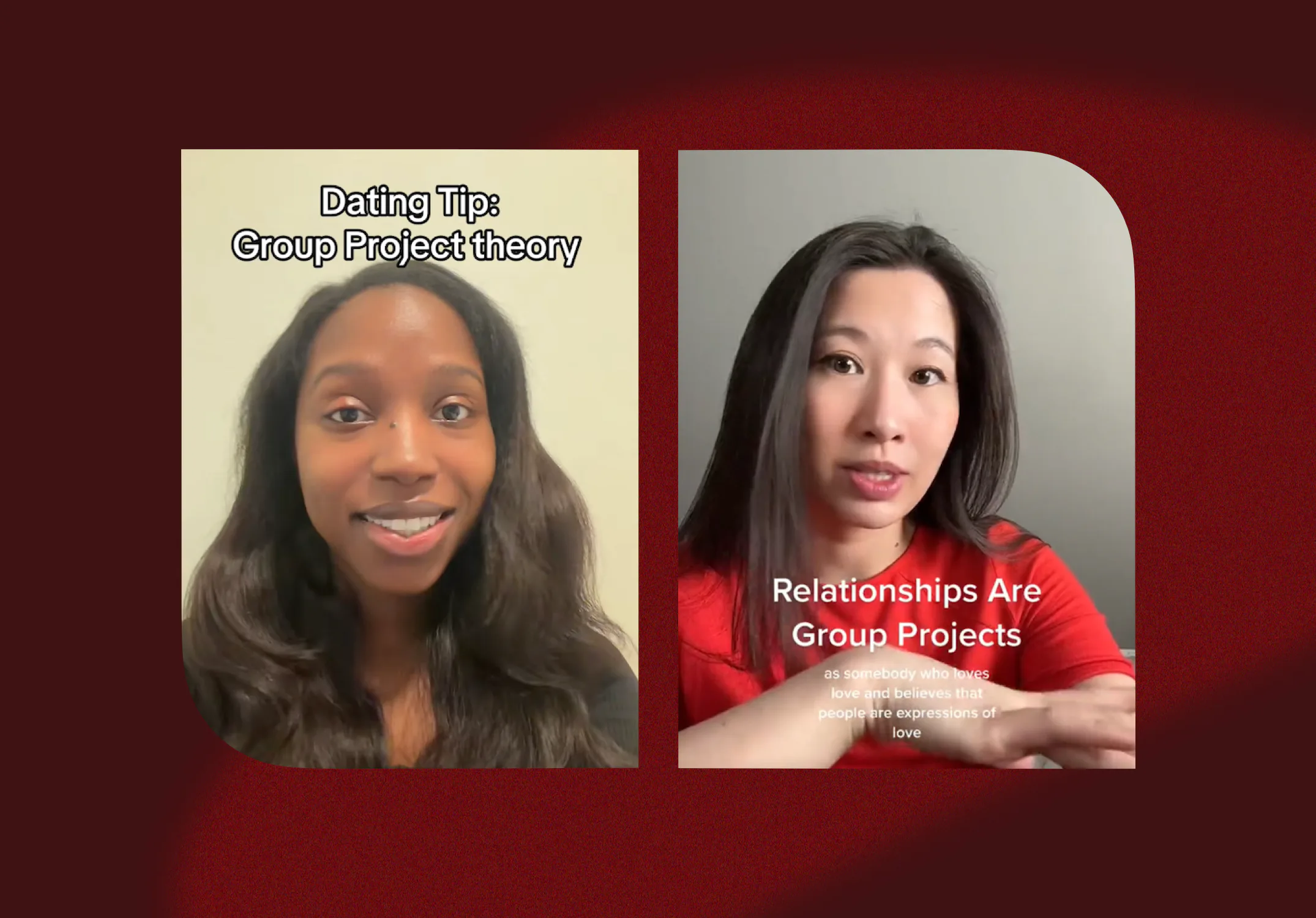 What to know about TikTok's "group project" dating theory.