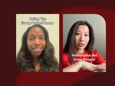 What to know about TikTok's "group project" dating theory.