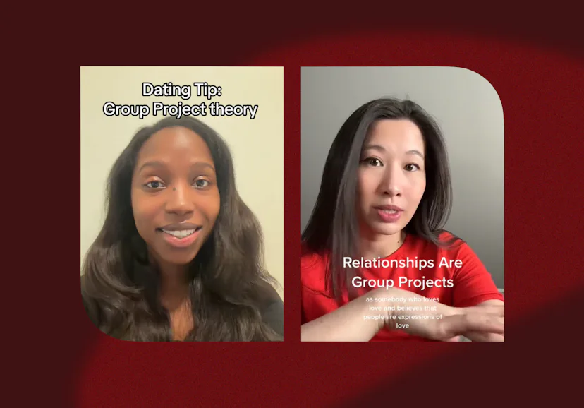 What to know about TikTok's "group project" dating theory.