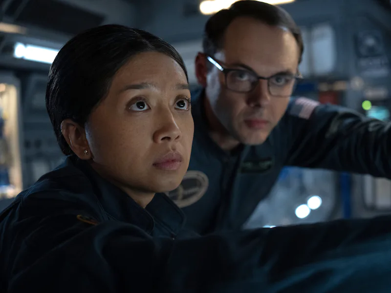Cynthy Wu and Christopher Denham in 'For All Mankind.'