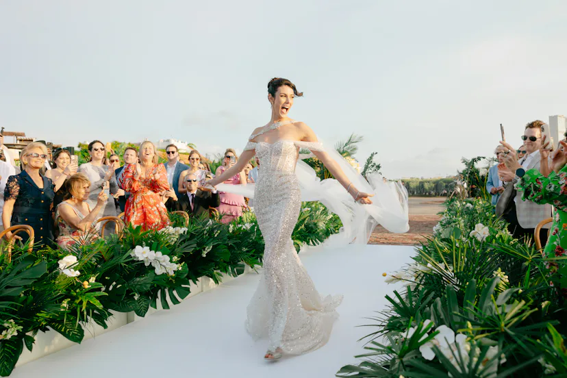 Adro Law at her wedding.