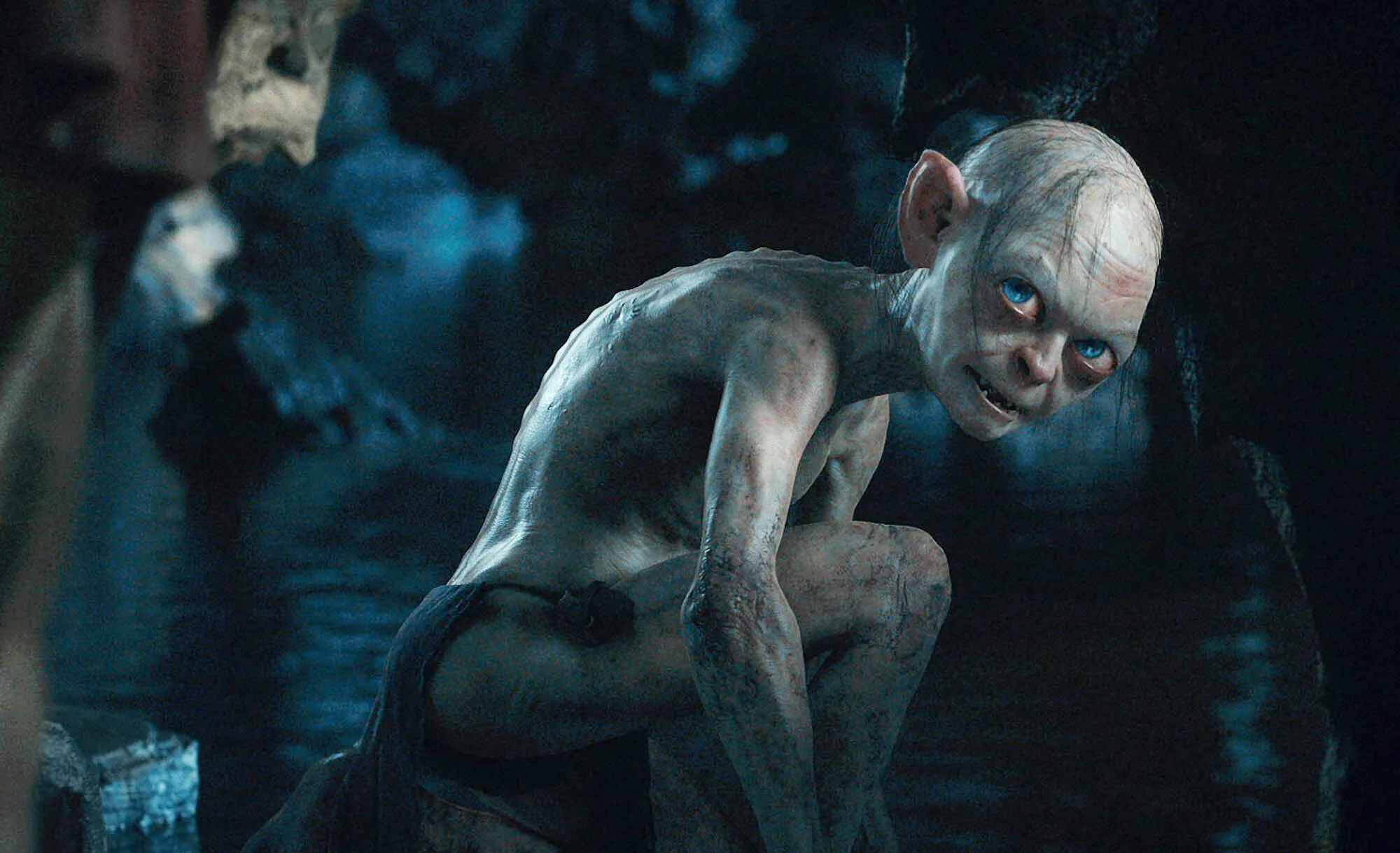 Andy Serkis as Gollum in The Hobbit: An Unexpected Journey