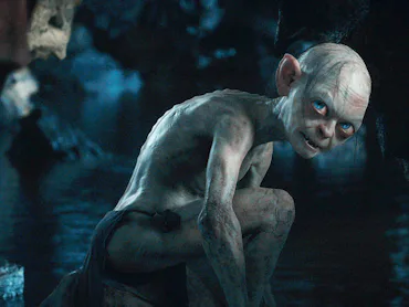 Andy Serkis as Gollum in The Hobbit: An Unexpected Journey