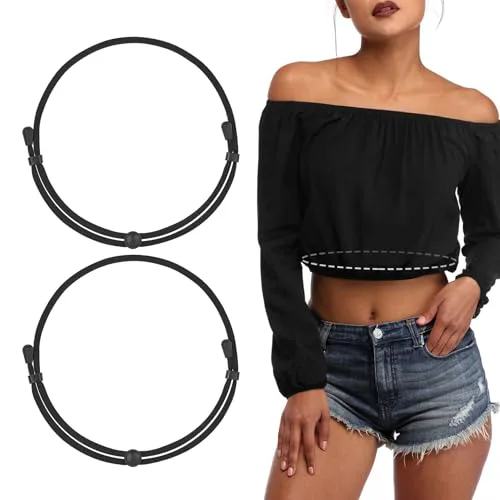 WHIPPY Adjustable Crop Top Bands (2-Pack)