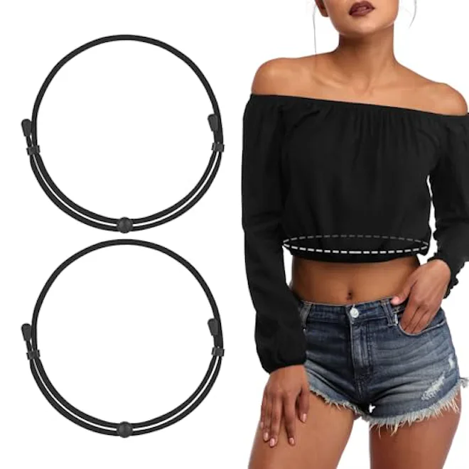 WHIPPY Adjustable Crop Top Bands (2-Pack)