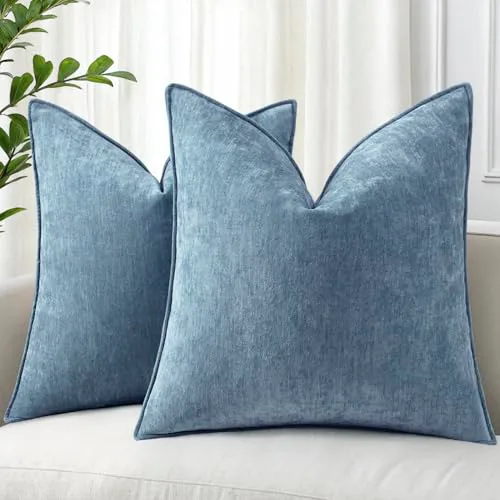 decorUhome Couch Throw Pillow Covers (2-Pack)
