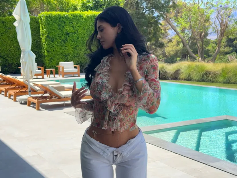 Kylie Jenner's Y2K Easter Blouse