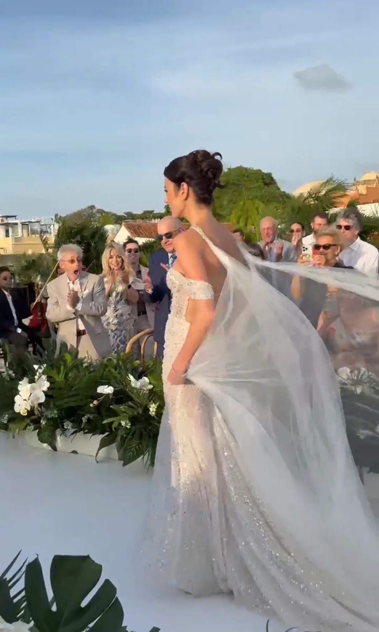 Adro Law goes viral for her wedding.