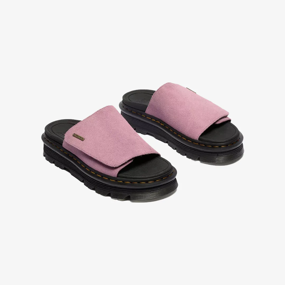 Dusty Rose Zebzag Slides