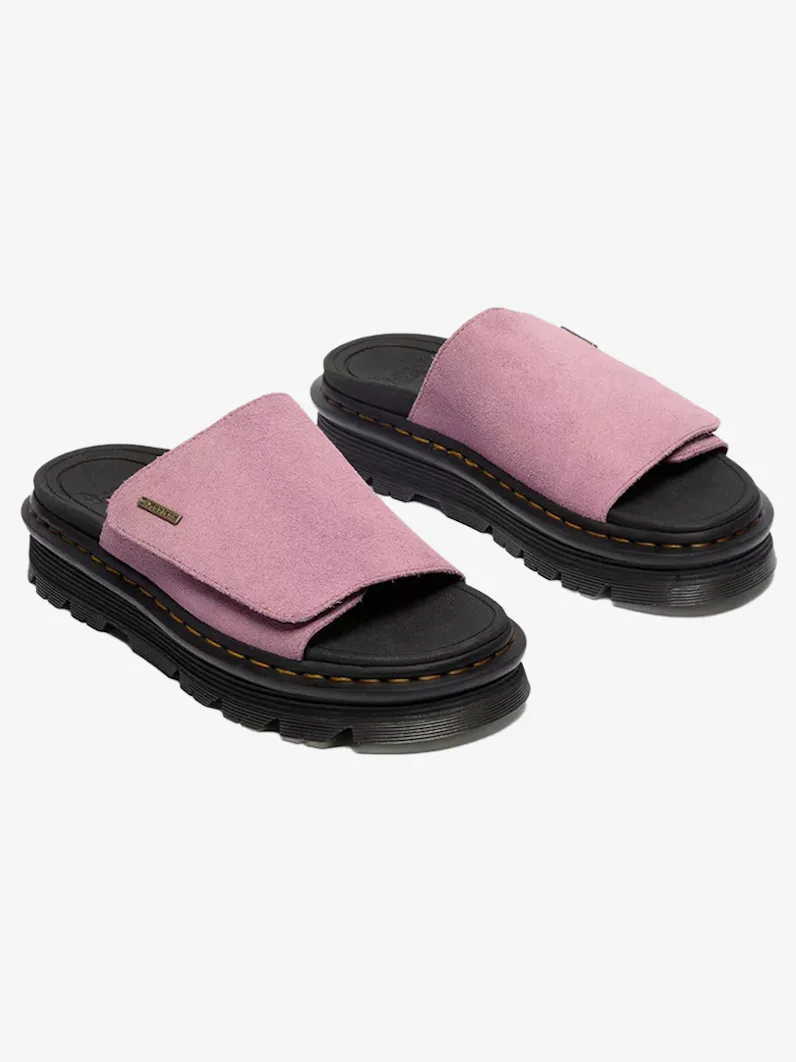 Dusty Rose Zebzag Slides