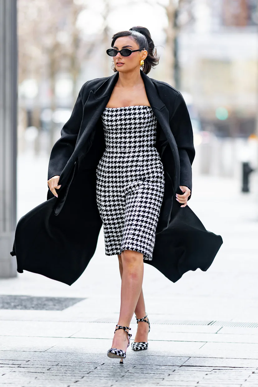 Paige DeSorbo is seen at World Trade Center on April 08, 2025 in New York City.