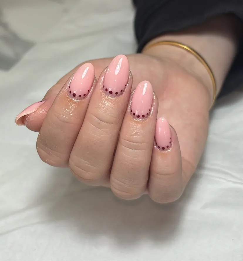 reverse french tip nail ideas