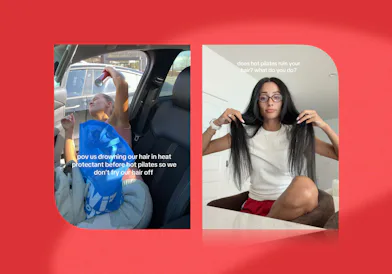 A trichologist explains whether hot Pilates is damaging your hair.