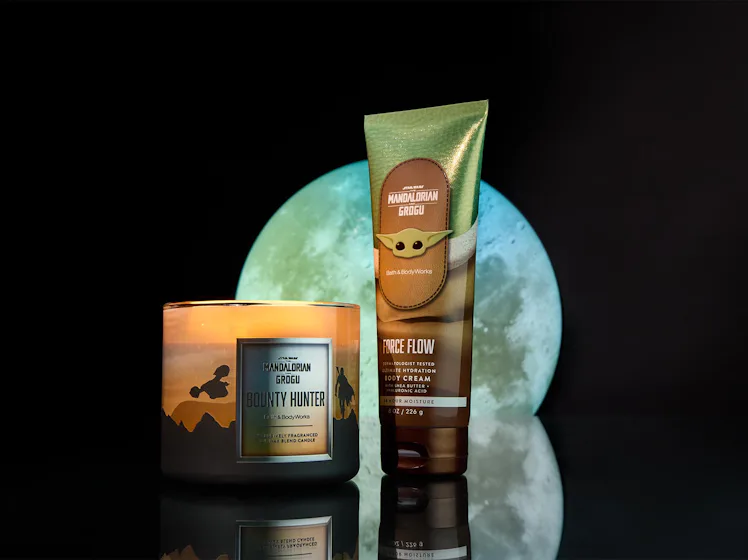 I tried Bath & Body Works' 'Mandalorian & Grogu' collection.