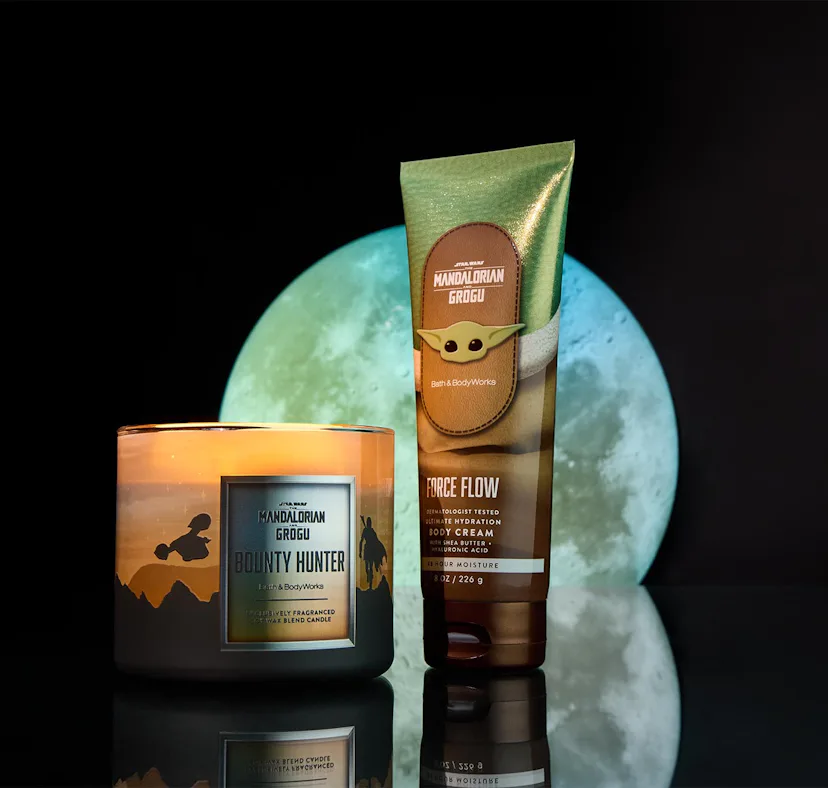 I tried Bath & Body Works' 'Mandalorian & Grogu' collection.