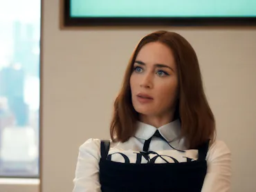 Emily Blunt as Emily in The Devil Wears Prada 2. Photo via 20th Century Studios