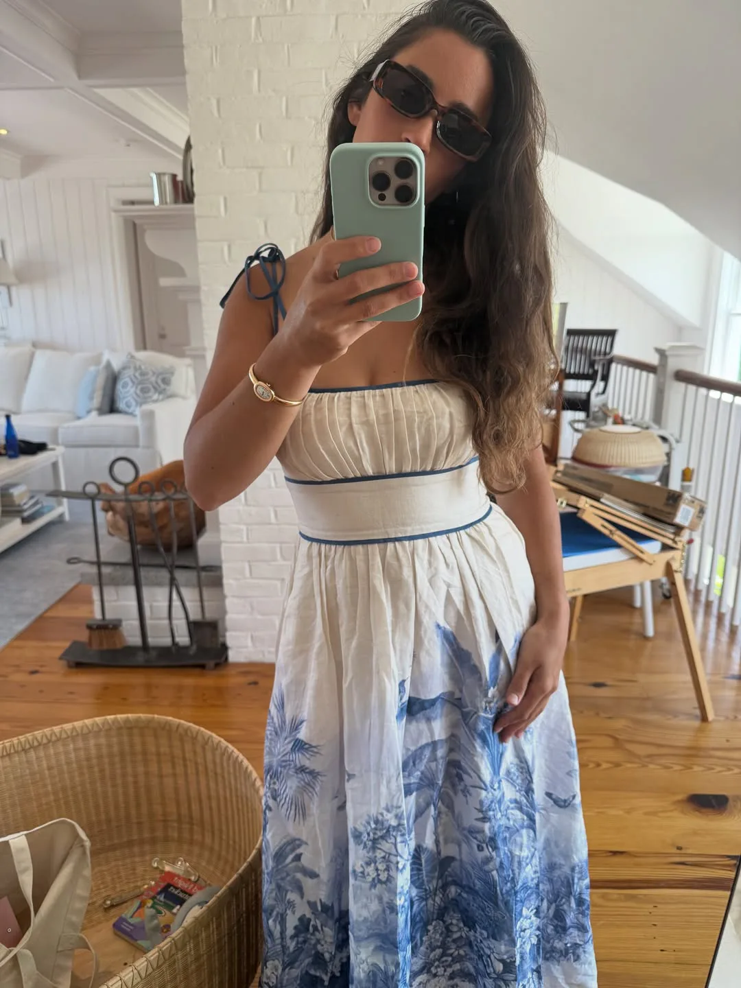 Aly Raisman in a sundress