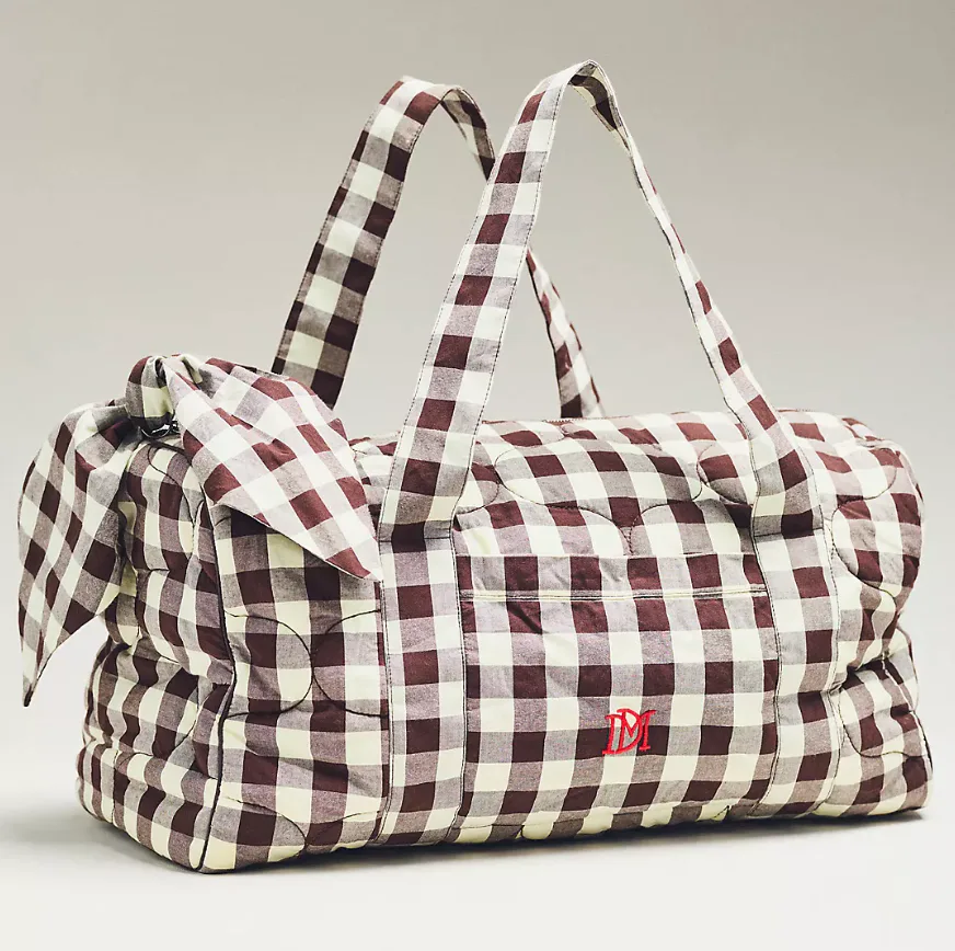 Damson Madder Exclusive Cotton Quilted Weekender Bag