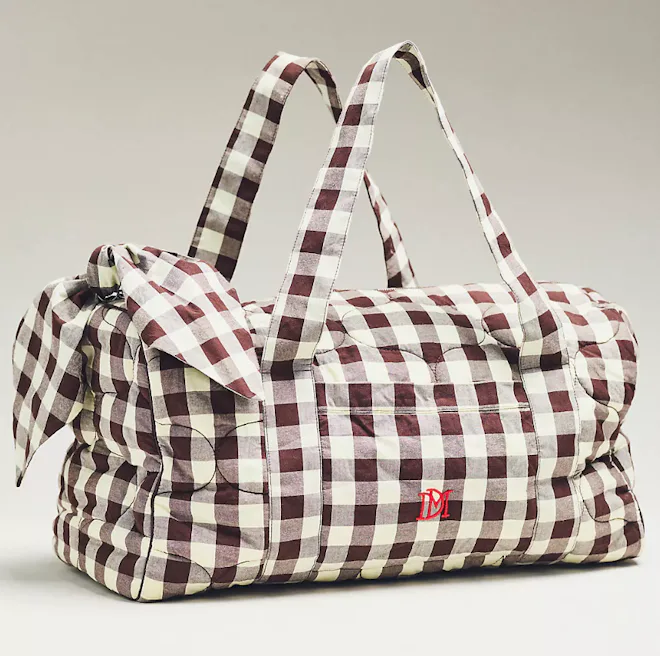 Damson Madder Exclusive Cotton Quilted Weekender Bag