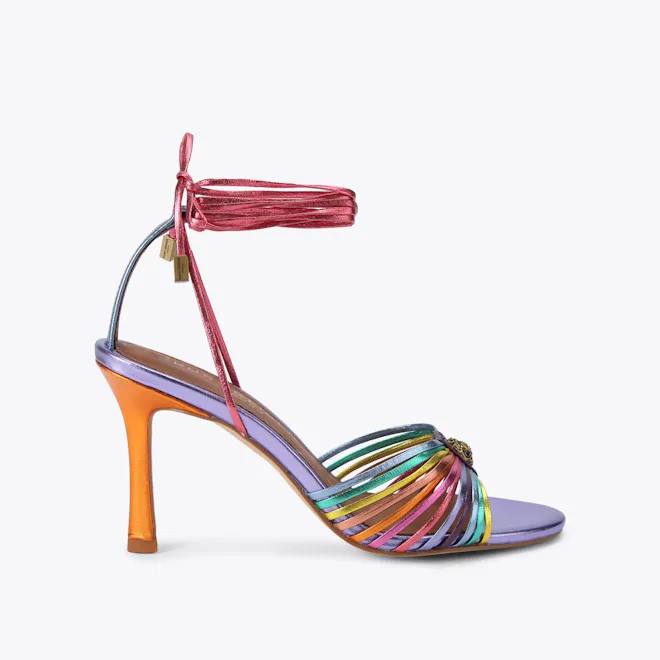 Multi Strap Tie Heel