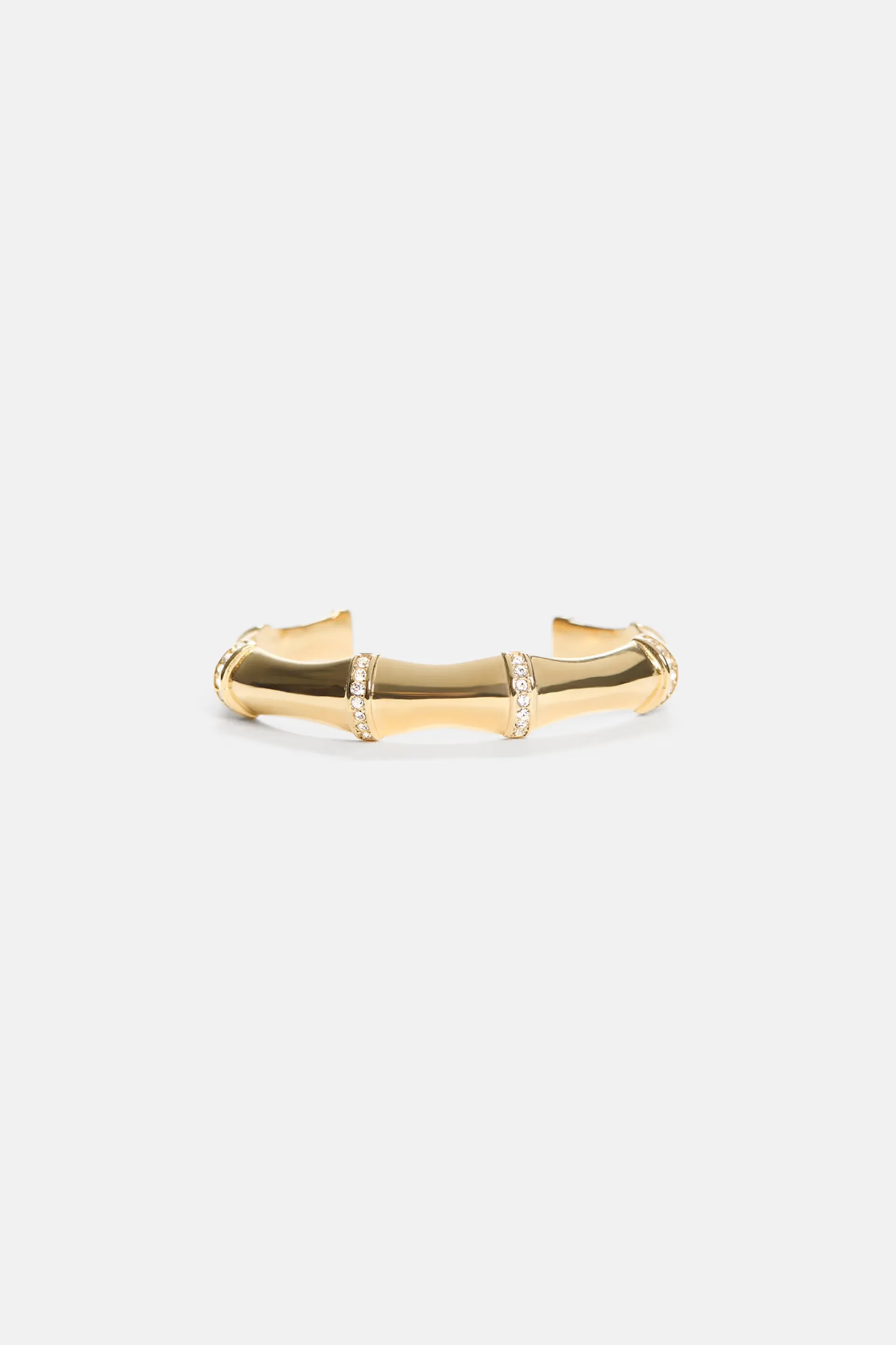 Gold-Tone Bamboo Cuff Bracelet