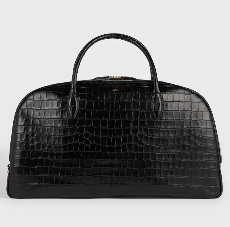 Croco-embossed Traveler