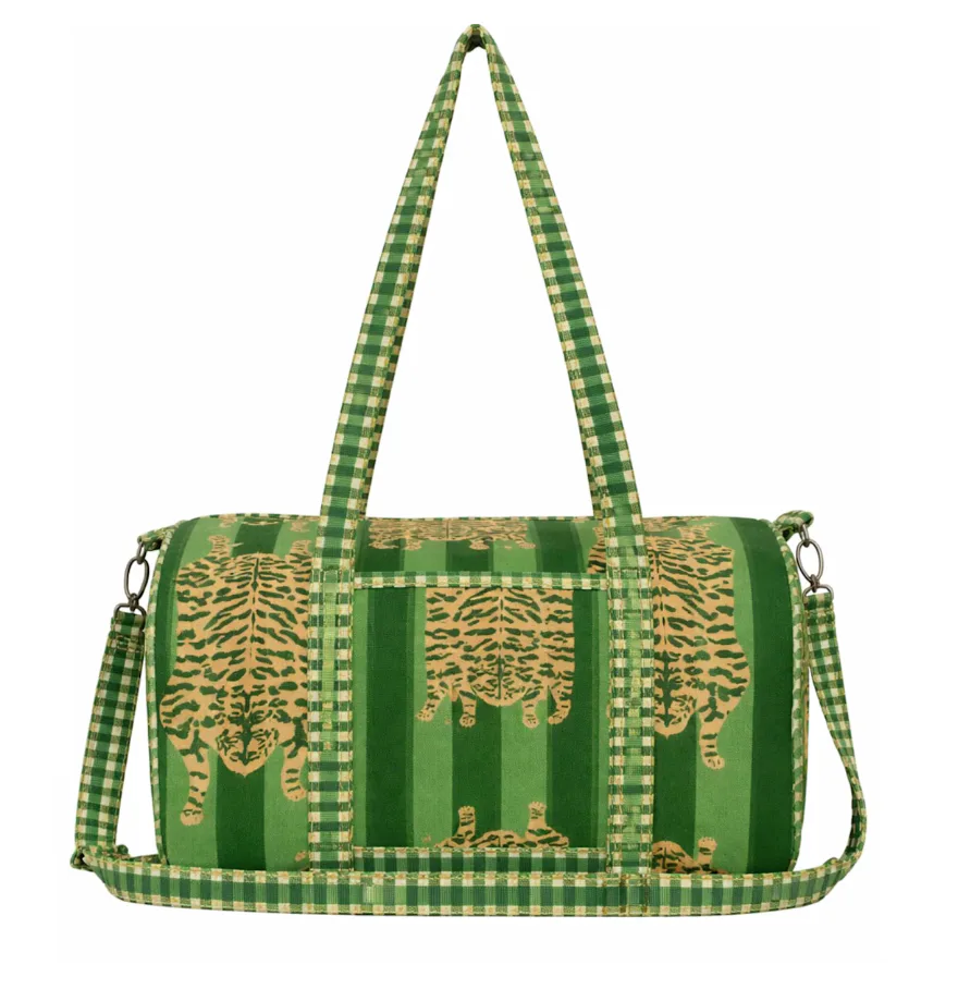 The Velvet Tibetan Tiger Weekender In Green
