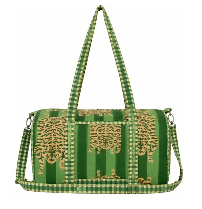 The Velvet Tibetan Tiger Weekender In Green