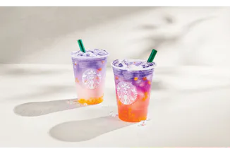 I tried Starbucks' Tropical Butterfly Refresher drink from the summer menu.