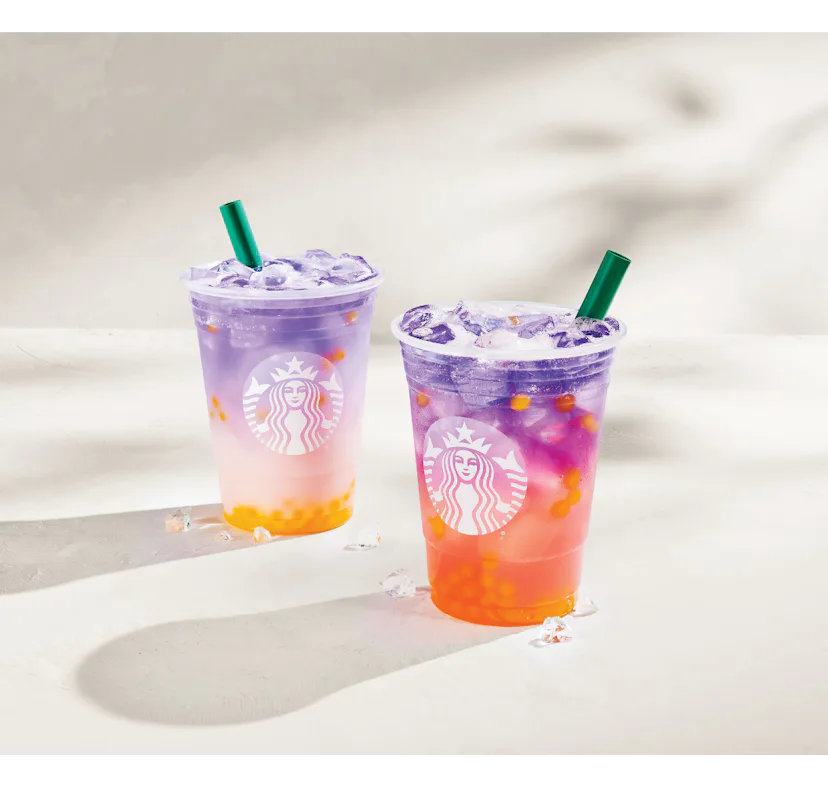 I tried Starbucks' Tropical Butterfly Refresher drink from the summer menu.
