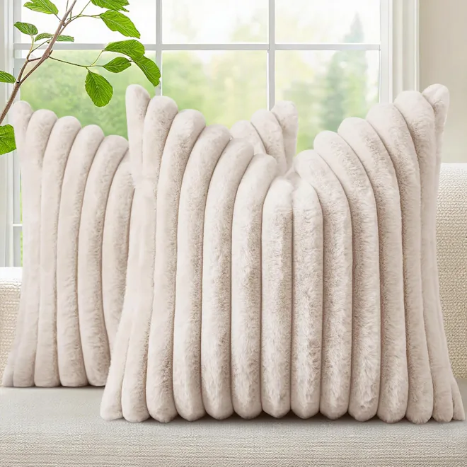 decorUhome Throw Pillow Covers (2-Pack)