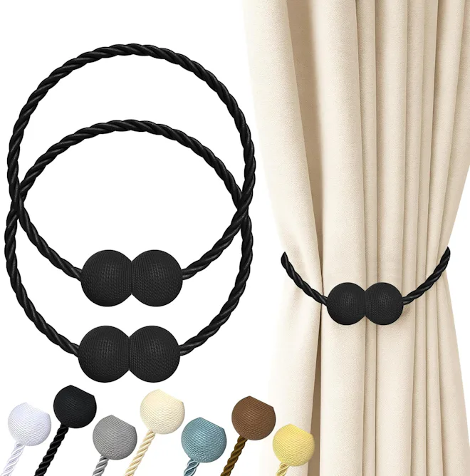 Hion Magnetic Curtain Tiebacks (2-Pack)