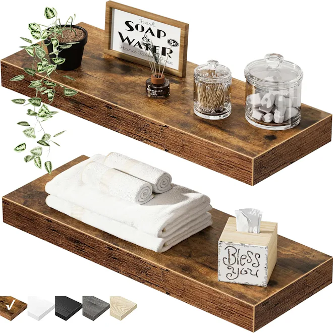 QEEIG Floating Shelves (2-Pack)