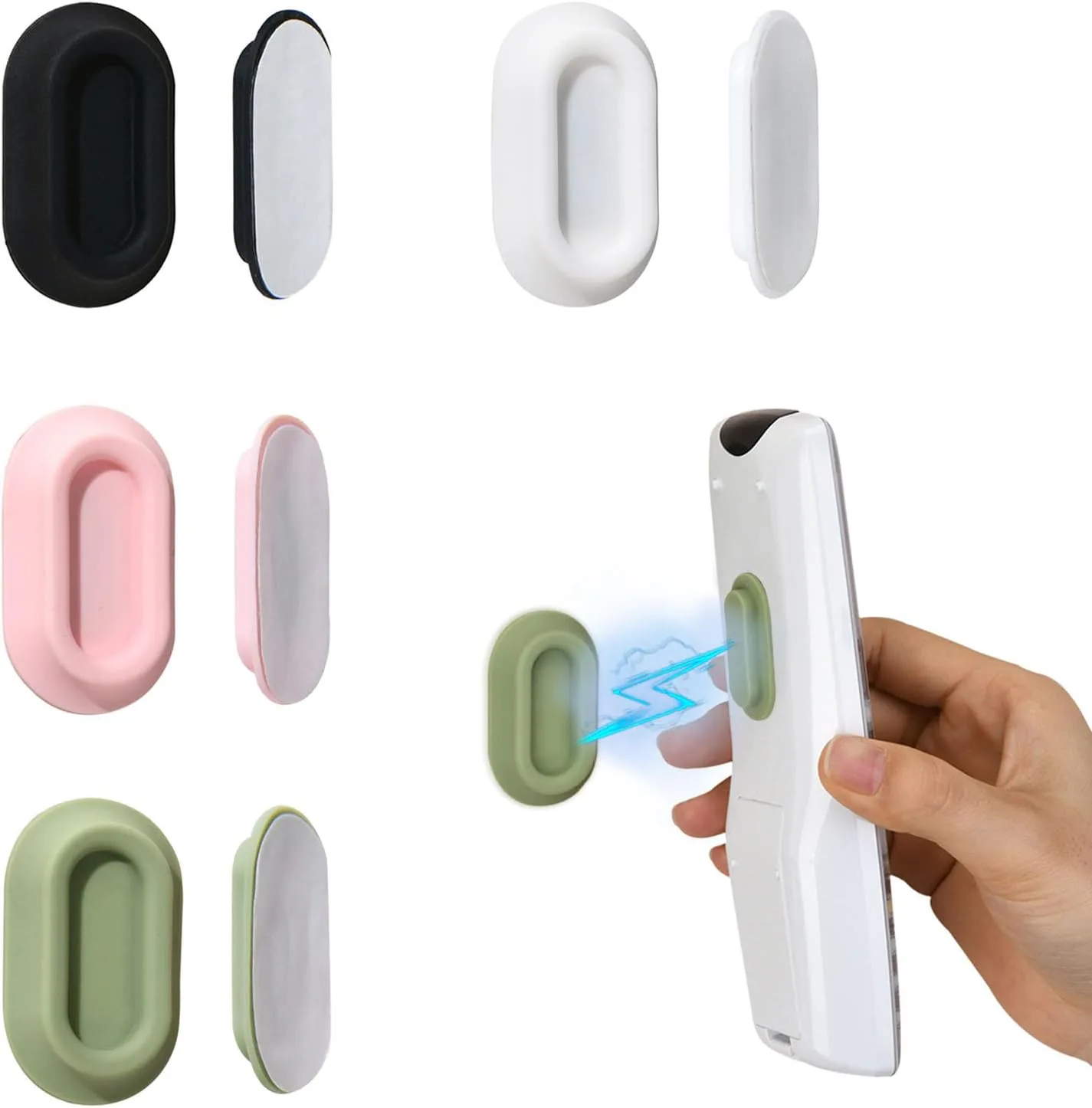 XYOFUN Magnetic Remote Control Holders (4-Pack)