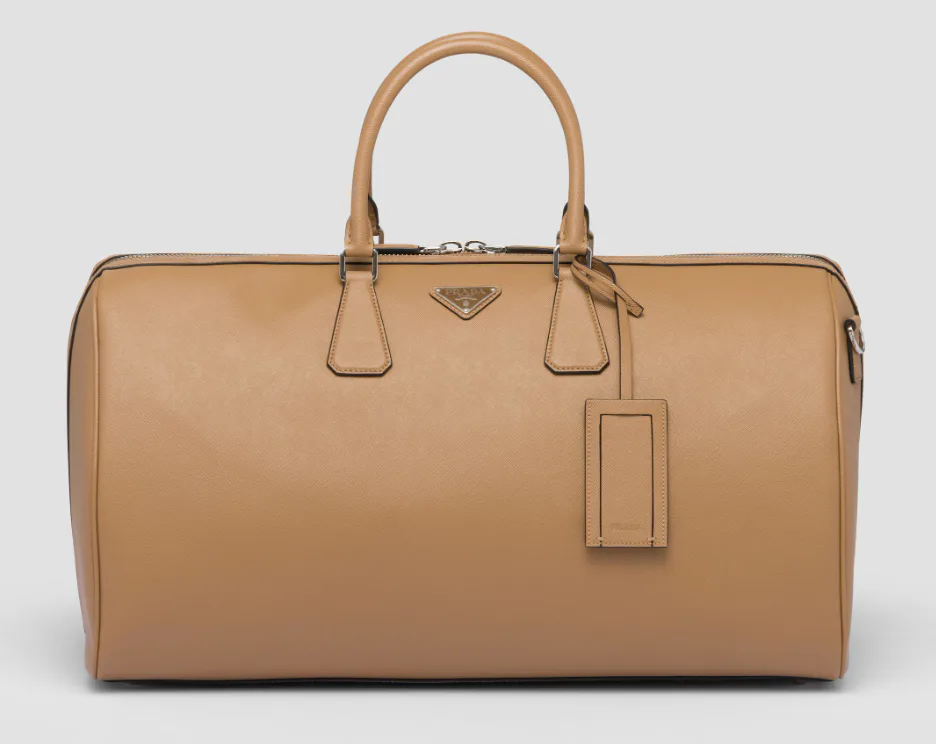 Saffiano Leather Travel Bag