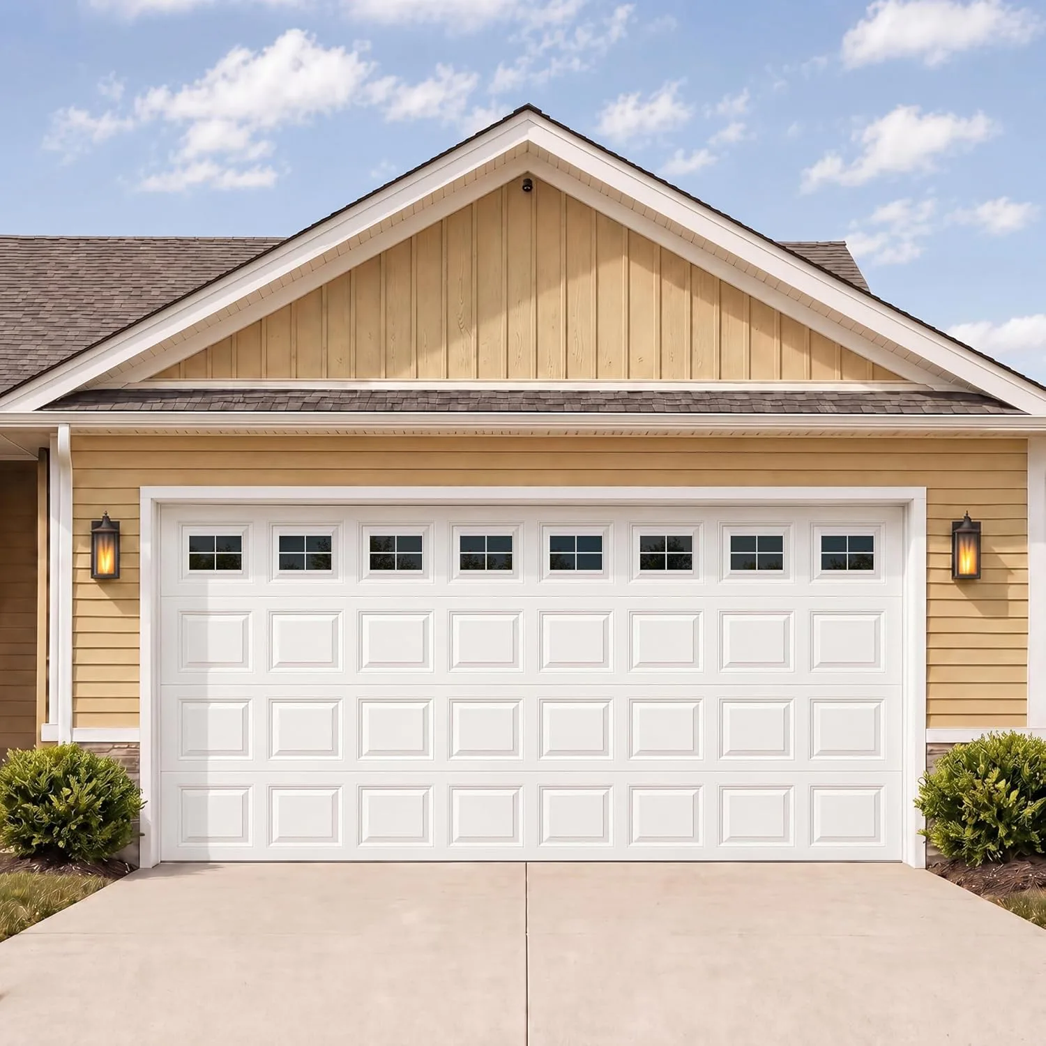 YURROAD Magnetic Garage Door Window Panels (32 Pieces)