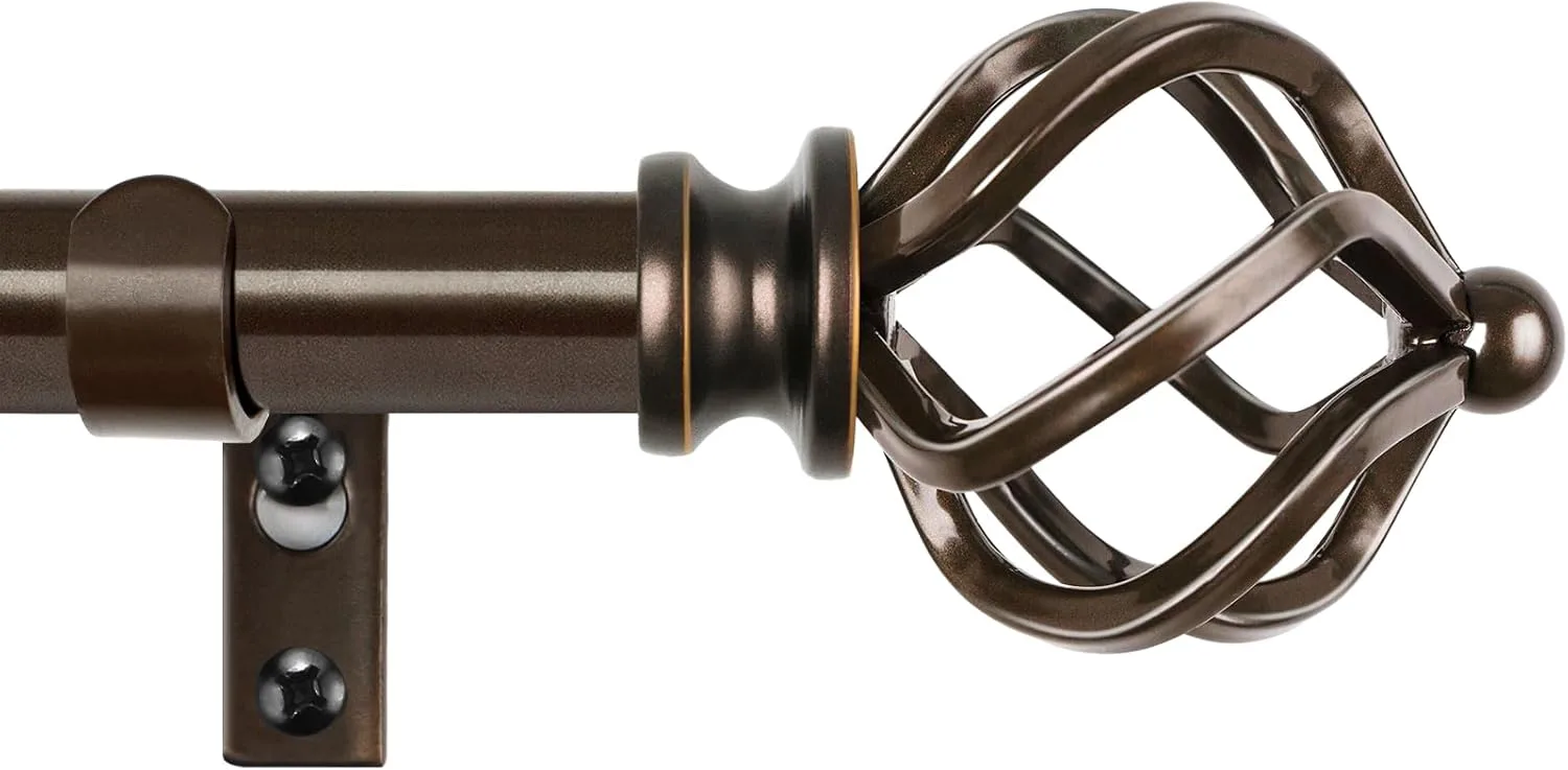 KAMANINA Bronze Curtain Rod