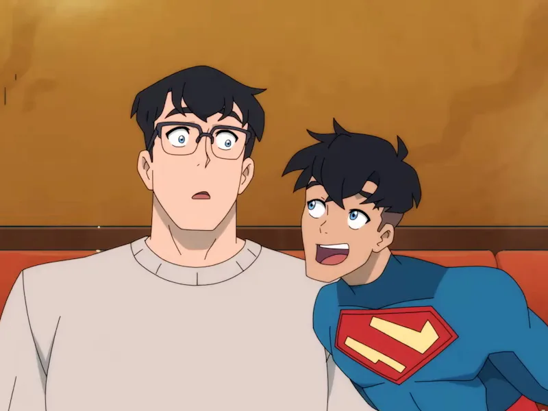 Superman (Jack Quaid) meets Superboy (Jack Quaid) in My Adventures with Superman